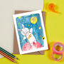 Personalised Space Bunny Card, thumbnail 2 of 2