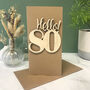 Personalised Hello 80 Birthday Card, thumbnail 6 of 9