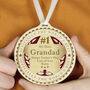 Personalised World's Best Round Wooden Medal, thumbnail 4 of 4