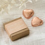 Rose Gold Love Is Sweet Chocolate Heart Favour, thumbnail 1 of 2