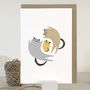 Cat New Baby Card, thumbnail 4 of 8