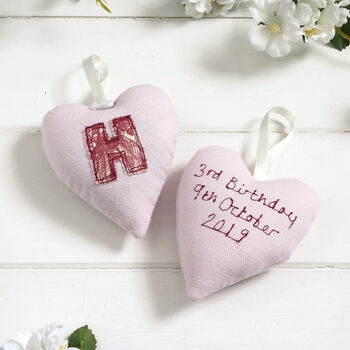 Personalised Initial Hanging Heart Gift, 2 of 12