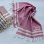Personalised Cotton Tea Towels, Anniversary Gift For Her, thumbnail 3 of 12