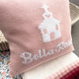 Personalised Knitted Christening Cushion, thumbnail 1 of 9