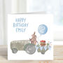 Farm Fun Tractor Birthday Card For Toddlers, thumbnail 2 of 2