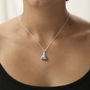 Sterling Silver Buddha Necklace, thumbnail 2 of 4