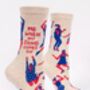 Ladies 'When My Song Comes On Socks' Dancing Socks, thumbnail 2 of 5