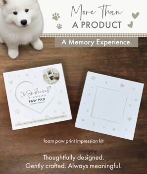 Oh So Precious Paw Pad Impression Keepsake, 6 of 12