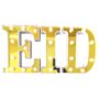 Eid LED Letter Lights Gold Mirrored, thumbnail 1 of 3