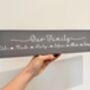Our Family Wooden Sign, thumbnail 2 of 7