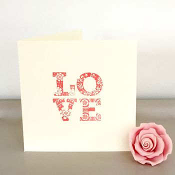 Handmade Love Anniversary Card, 3 of 4
