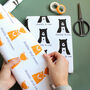 Personalised Animal Mummy/ Daddy And Me Wrapping Paper, thumbnail 2 of 5