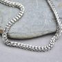 Men's Chunky Wheat Link Stainless Steel Chain, thumbnail 3 of 7