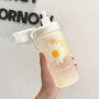 Daisy Water Bottle With Straw Sports Lid, thumbnail 2 of 7