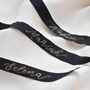 Personalised Ribbon Bow Place Name Favours X 10, thumbnail 3 of 6