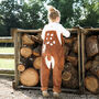 Handmade Childrens Corduroy Fawn Dungarees, thumbnail 9 of 12