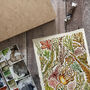Seaweed Of Britain Watercolour Postcard, thumbnail 5 of 8
