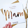Personalised Birthday Card For Mum | Foiled Card, thumbnail 4 of 6