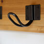 Wooden Wall Shelf With Drawers And Hooks, thumbnail 4 of 4