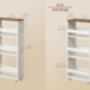 Four Tier Slim Storage Trolley Kitchen Cart, thumbnail 2 of 6
