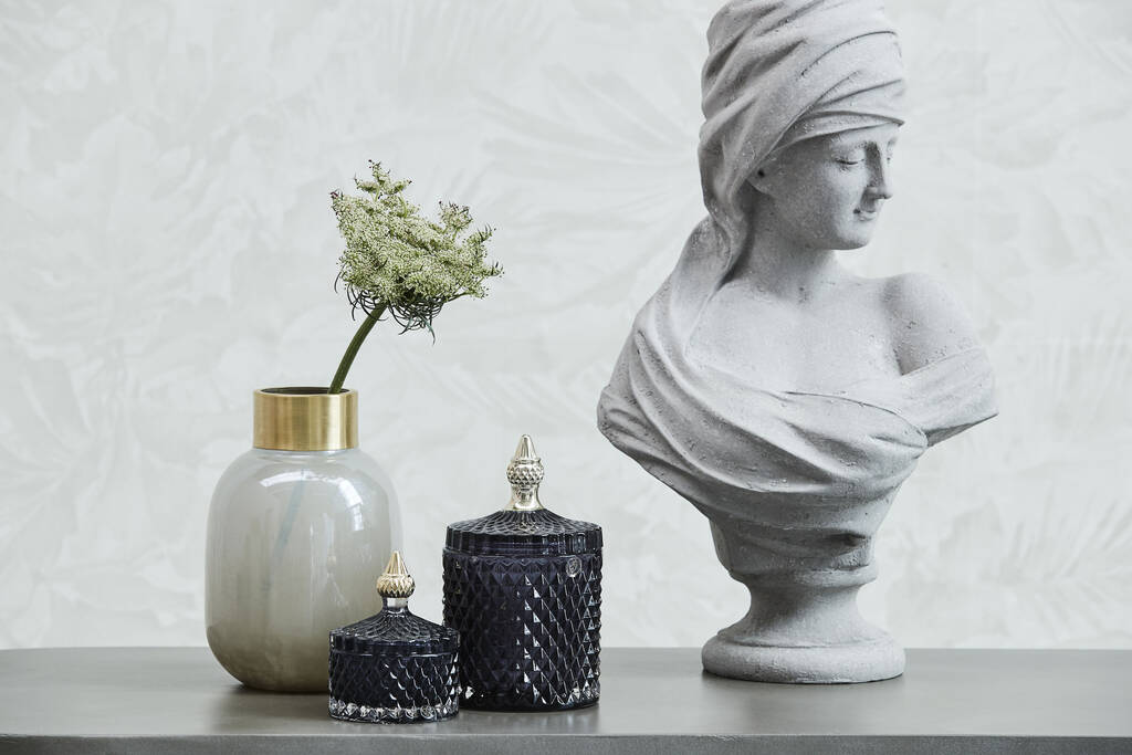 Peat Pressed Glass Bathroom Storage Jar By Ella James