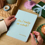 Personalised 18th Birthday Gift Notebook, thumbnail 1 of 7