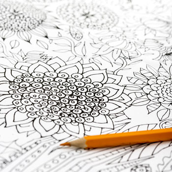Colour In Giant Poster Tablecloth Garden *Special Print, 2 of 5
