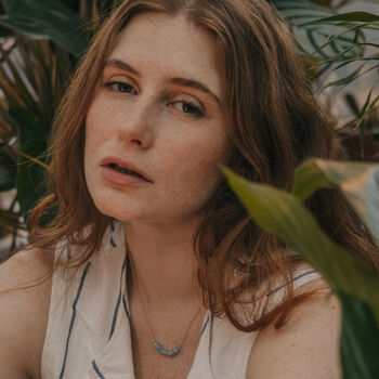 Light Blue Chalcedony Crystal Necklace, 2 of 5