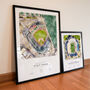 Personalised Watercolour Stadium Framed Illustration, thumbnail 5 of 6