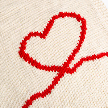 Valentines Blanket Easy Knitting Kit, 3 of 10