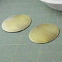 Elegant Hand Crafted Brass Coasters Set Of Four, thumbnail 3 of 3