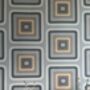 Retro Square Wallpaper Grey / Brown, thumbnail 4 of 10