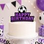 Reusable Football Birthday Cake Topper, thumbnail 4 of 5