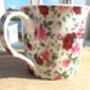 Set Of Six China Palace Mugs In Summertime Chintz Design, thumbnail 9 of 11