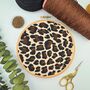 Leopard Print Embroidery Kit, thumbnail 3 of 12