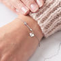 Arrow Bracelet Personalised Diamond Bracelet, thumbnail 1 of 5