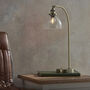 Antique Brass Table Lamp, thumbnail 1 of 4
