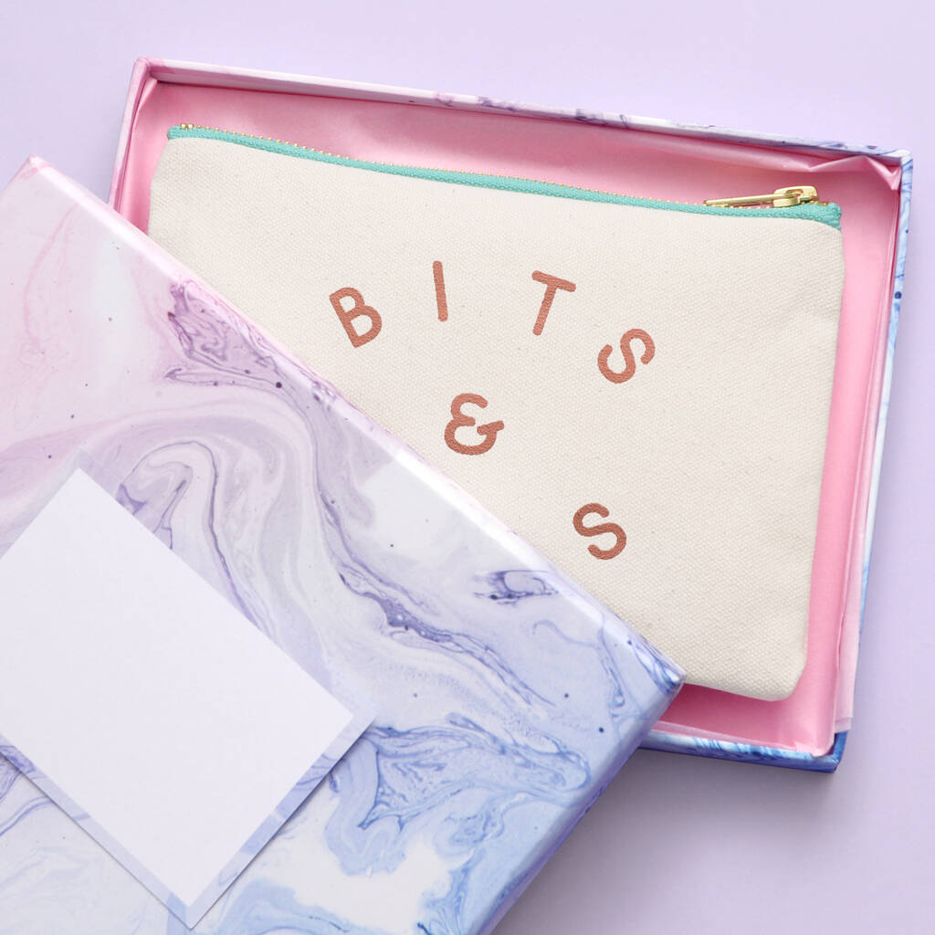 'Bits And Bobs' Little Pouch Makeup Bag, 1 of 5