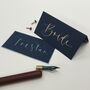 Navy Place Card, thumbnail 3 of 5