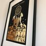 Limitless Gold Foil Wall Art, thumbnail 6 of 9