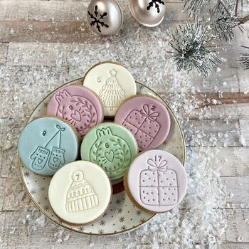 The Limited Edition Christmas Advent Iced Biscuits, 3 of 8