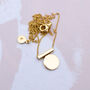 Small Minimal Disc Circle Necklace, thumbnail 4 of 7