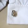 Grenade Cufflinks Silver Statement Gift For Men Bold And Cool Design, thumbnail 1 of 6
