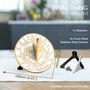 30th Pearl Anniversary Sundial Gift Celebration Present, thumbnail 2 of 5