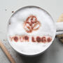 Personalised Logo Coffee Stencil, thumbnail 3 of 3