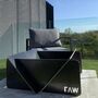 Contemporary Raw Steel Flat Pack Fire Pit, thumbnail 5 of 5