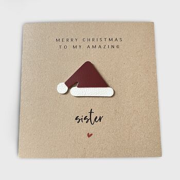 Christmas Card Grandson Granddaughter Brother Sister, 3 of 5