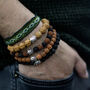 Buddha Rudraksha Bracelet Set, thumbnail 1 of 4