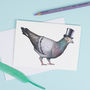 Birds In Hats A6 Greetings Card Set, thumbnail 7 of 10