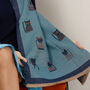 Spy Cat Cashmere Blend Scarf, thumbnail 4 of 12